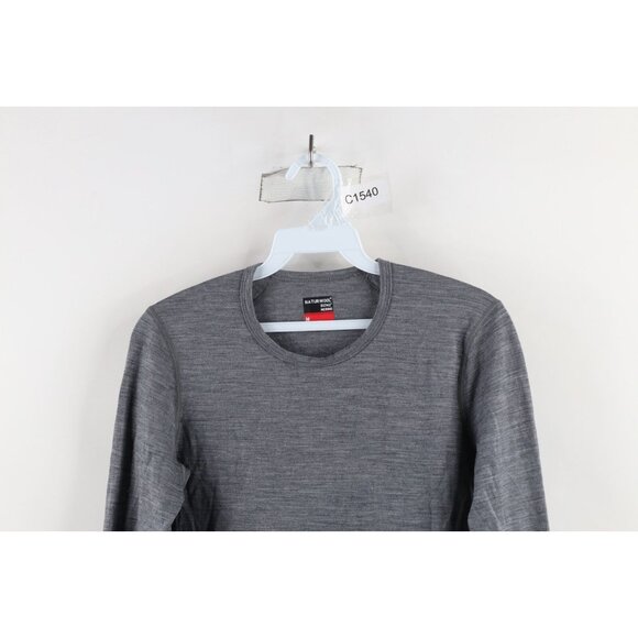 Naturwool Womens Medium Eizniz Merino Wool 100 Long Sleeve T-Shirt Baselayer - Picture 2 of 11